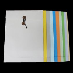 画像1: 角2マチ付保存袋/カラー120/基本カラー1色印刷/800枚